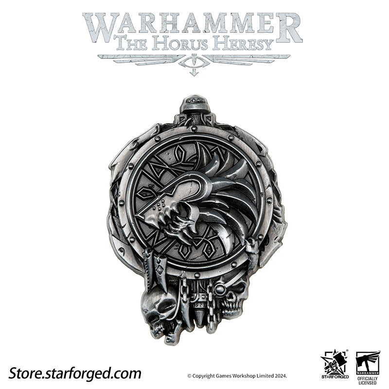Starforged Warhammer Horus Heresy Burning Galaxy Legion Insignia Pin Badge Brooch 30K Men's Jewelry - Image 25