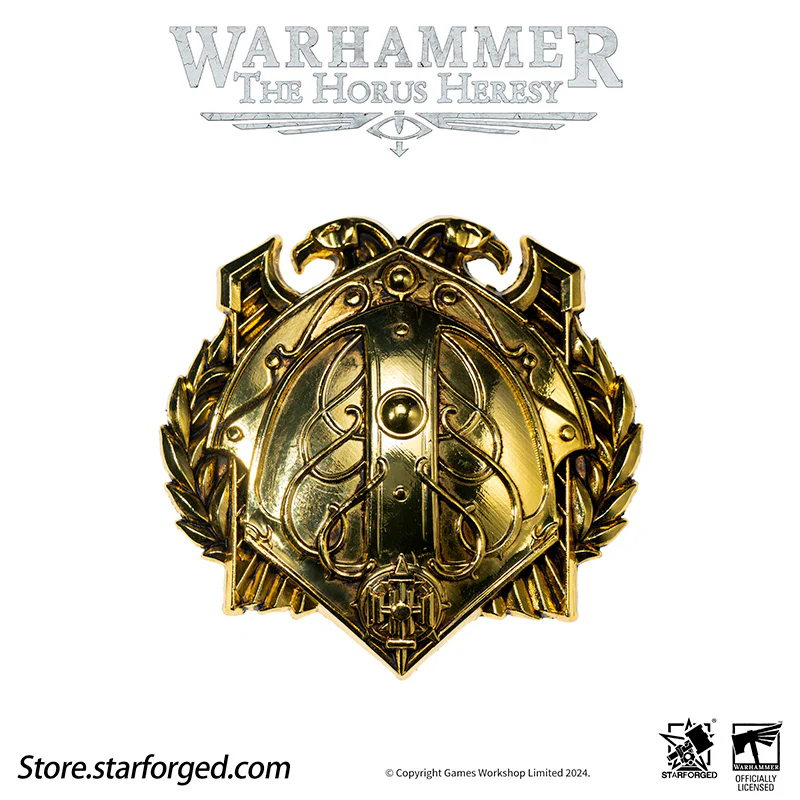 Starforged Warhammer Horus Heresy Burning Galaxy Legion Insignia Pin Badge Brooch 30K Men's Jewelry - Image 27