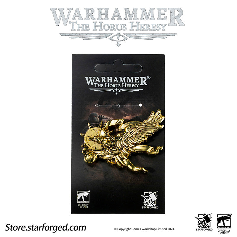 Starforged Warhammer Horus Heresy Burning Galaxy Legion Insignia Pin Badge Brooch 30K Men's Jewelry - Image 30