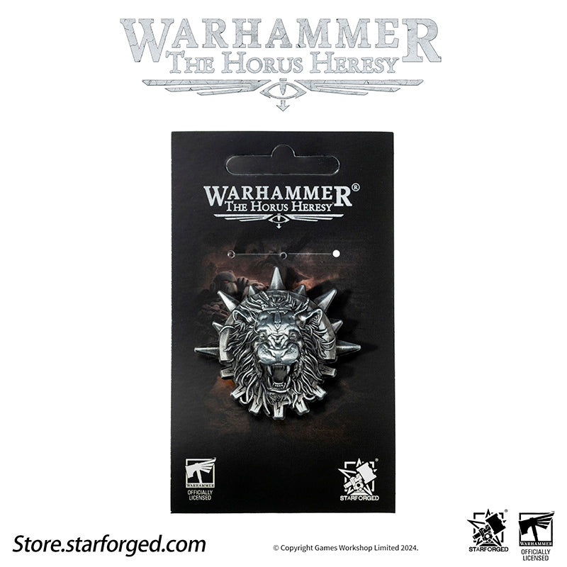 Starforged Warhammer Horus Heresy Burning Galaxy Legion Insignia Pin Badge Brooch 30K Men's Jewelry - Image 32