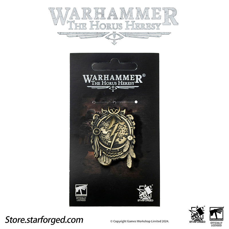 Starforged Warhammer Horus Heresy Burning Galaxy Legion Insignia Pin Badge Brooch 30K Men's Jewelry - Image 36