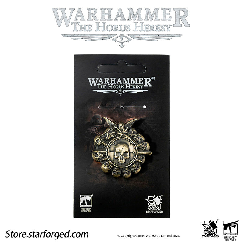 Starforged Warhammer Horus Heresy Burning Galaxy Legion Insignia Pin Badge Brooch 30K Men's Jewelry - Image 40