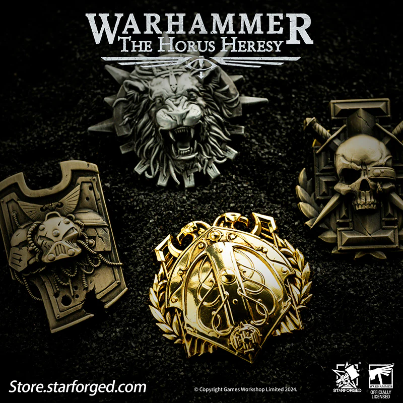 Starforged Warhammer Horus Heresy Burning Galaxy Legion Insignia Pin Badge Brooch 30K Men's Jewelry - Image 7