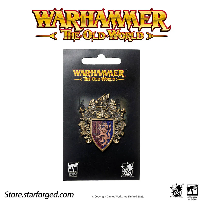 Starforged Warhammer Old World Ducal Shield of Bretonnia Faction Banner Badge - Image 10