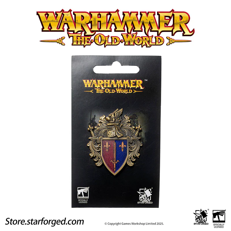 Starforged Warhammer Old World Ducal Shield of Bretonnia Faction Banner Badge - Image 11