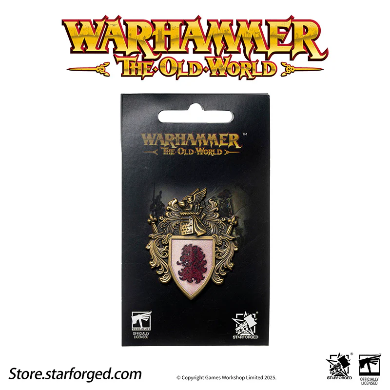 Starforged Warhammer Old World Ducal Shield of Bretonnia Faction Banner Badge - Image 12