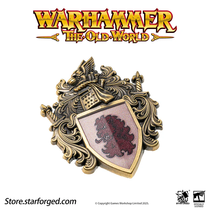 Starforged Warhammer Old World Ducal Shield of Bretonnia Faction Banner Badge - Image 15