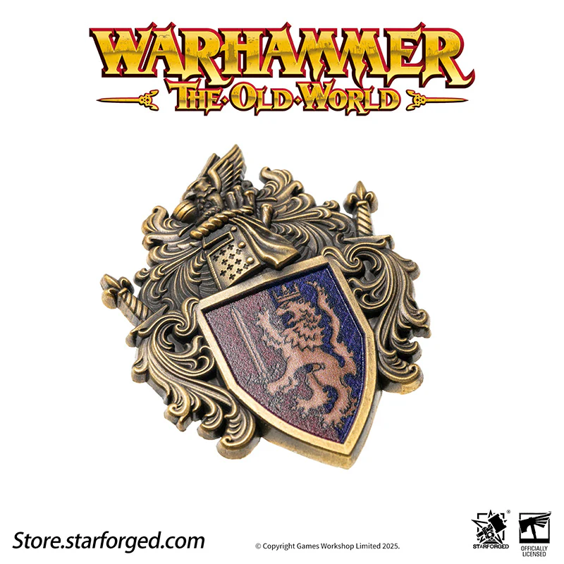 Starforged Warhammer Old World Ducal Shield of Bretonnia Faction Banner Badge - Image 16