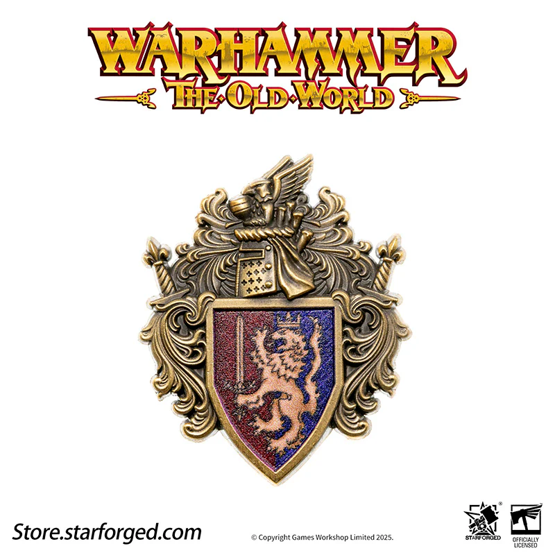 Starforged Warhammer Old World Ducal Shield of Bretonnia Faction Banner Badge - Image 19