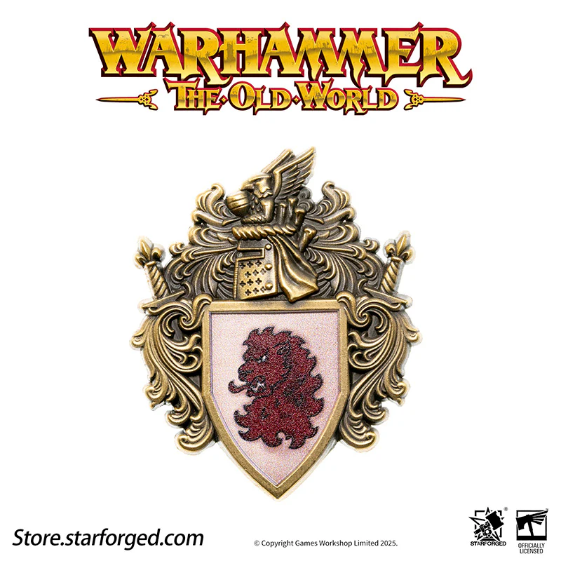 Starforged Warhammer Old World Ducal Shield of Bretonnia Faction Banner Badge - Image 20