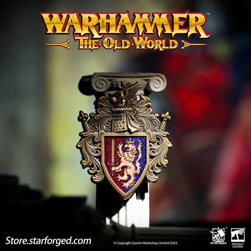 Starforged Warhammer Old World Ducal Shield of Bretonnia Faction Banner Badge - Image 6