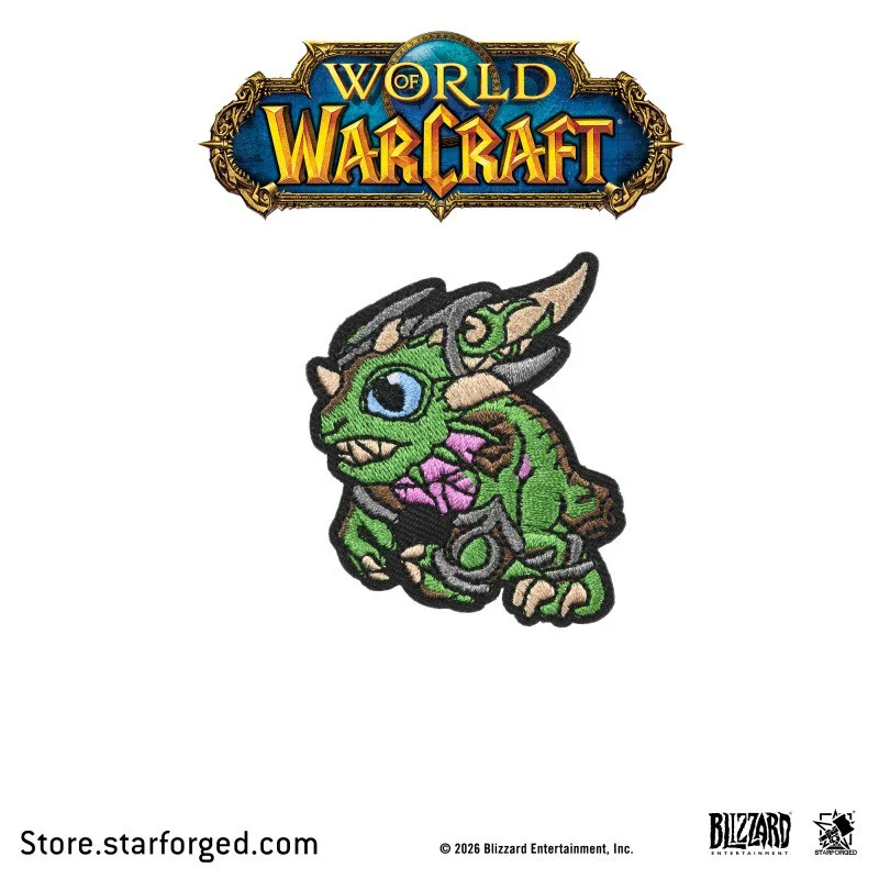 Starforged World of Warcraft Azmerloth Murloc World T-Shirt Velcro Patch Game Merchandise Clothes Officially Authorized - Image 10