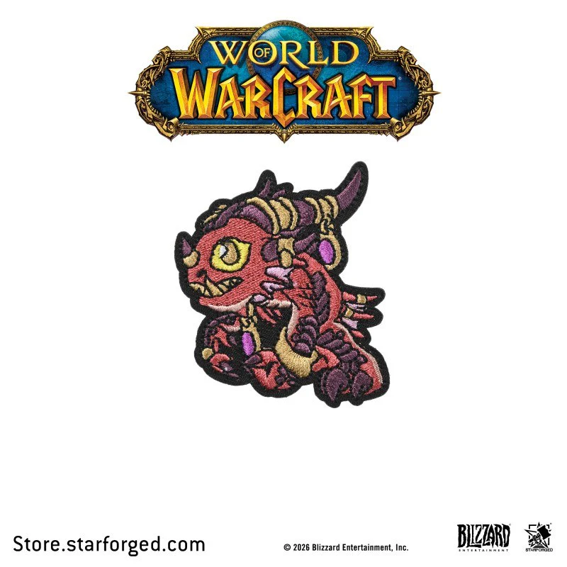 Starforged World of Warcraft Azmerloth Murloc World T-Shirt Velcro Patch Game Merchandise Clothes Officially Authorized - Image 14