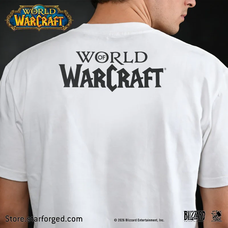 Starforged World of Warcraft Azmerloth Murloc World T-Shirt Velcro Patch Game Merchandise Clothes Officially Authorized - Image 4