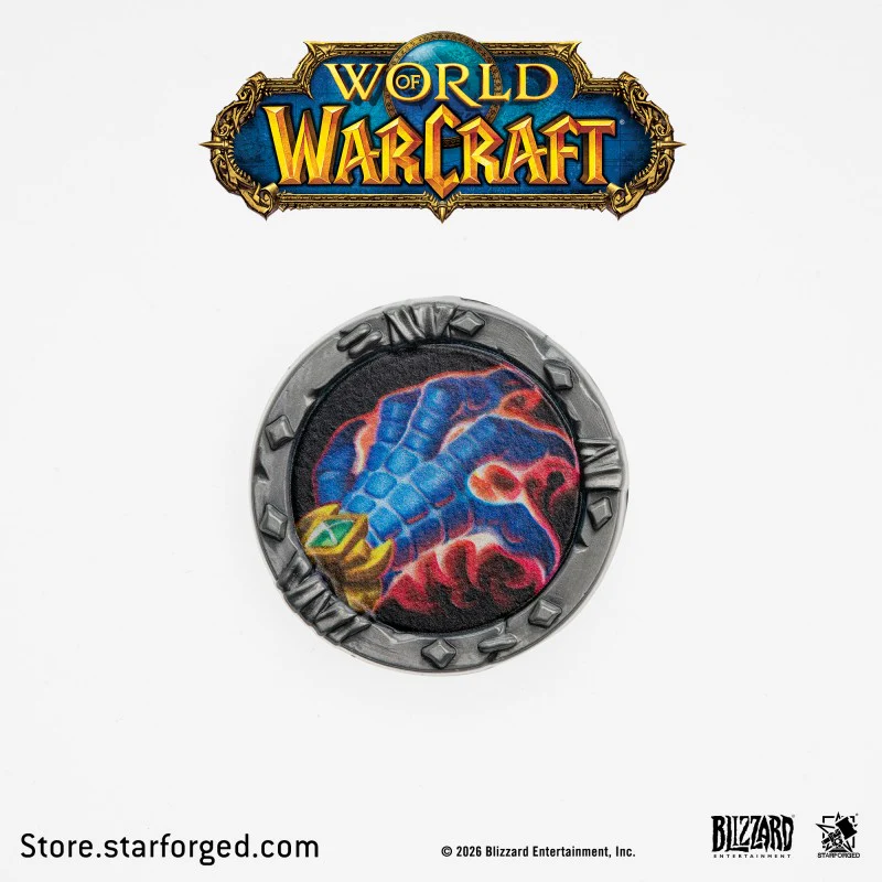 Starforged World of Warcraft Class Metal Badges Men's Fashion Jewelry Officially Authorized - Image 16