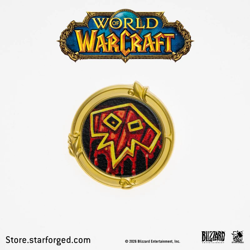 Starforged World of Warcraft Class Metal Badges Men's Fashion Jewelry Officially Authorized - Image 21