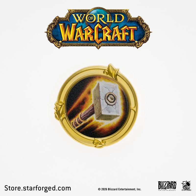 Starforged World of Warcraft Class Metal Badges Men's Fashion Jewelry Officially Authorized - Image 22
