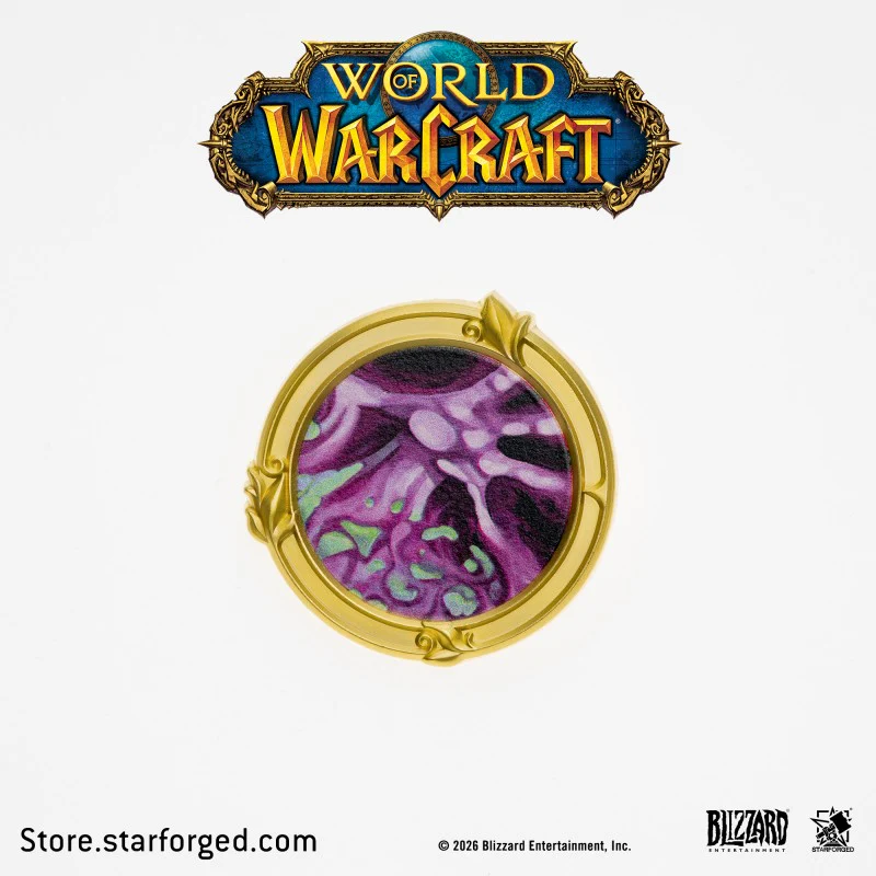 Starforged World of Warcraft Class Metal Badges Men's Fashion Jewelry Officially Authorized - Image 24