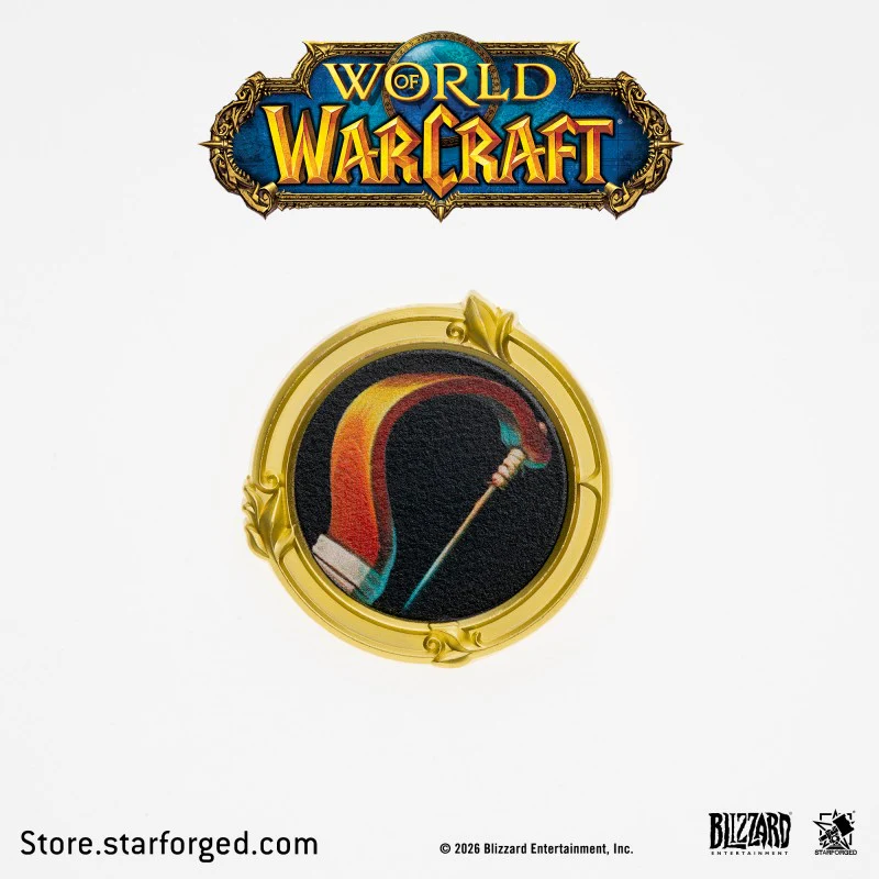Starforged World of Warcraft Class Metal Badges Men's Fashion Jewelry Officially Authorized - Image 26