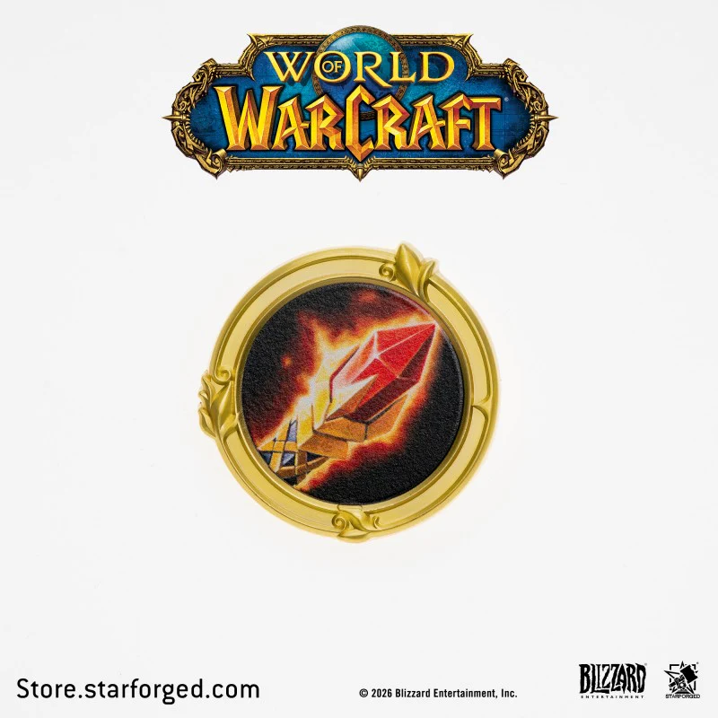 Starforged World of Warcraft Class Metal Badges Men's Fashion Jewelry Officially Authorized - Image 27