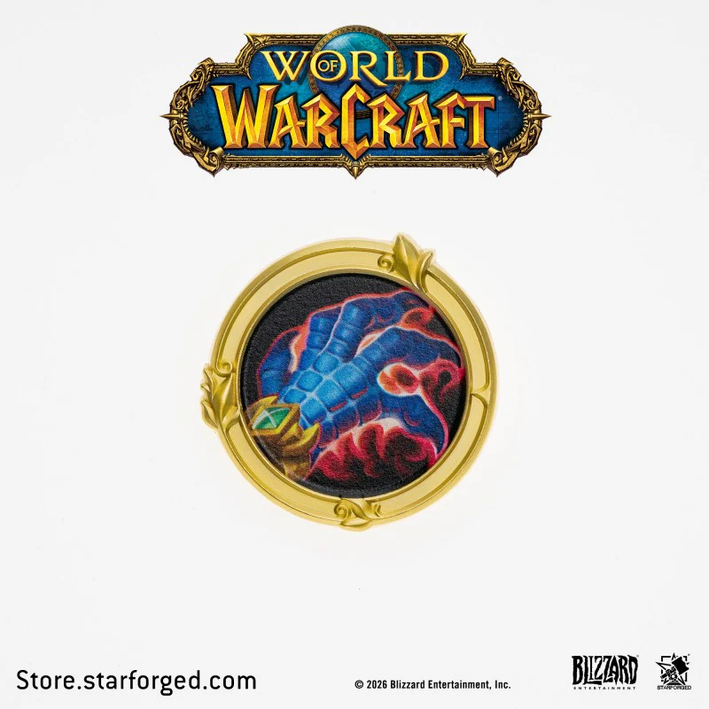 Starforged World of Warcraft Class Metal Badges Men's Fashion Jewelry Officially Authorized - Image 28