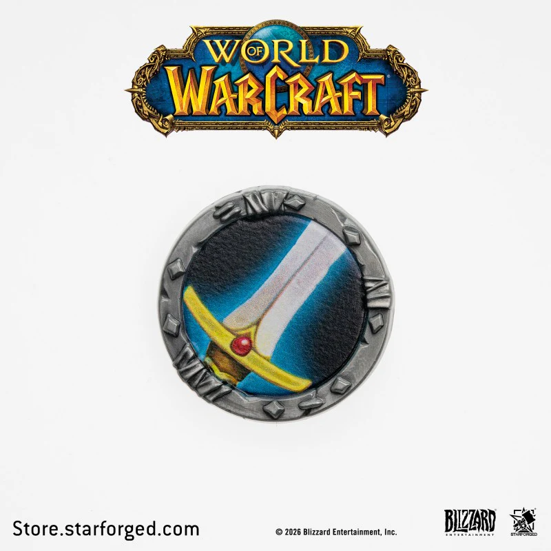 Starforged World of Warcraft Class Metal Badges Men's Fashion Jewelry Officially Authorized - Image 6