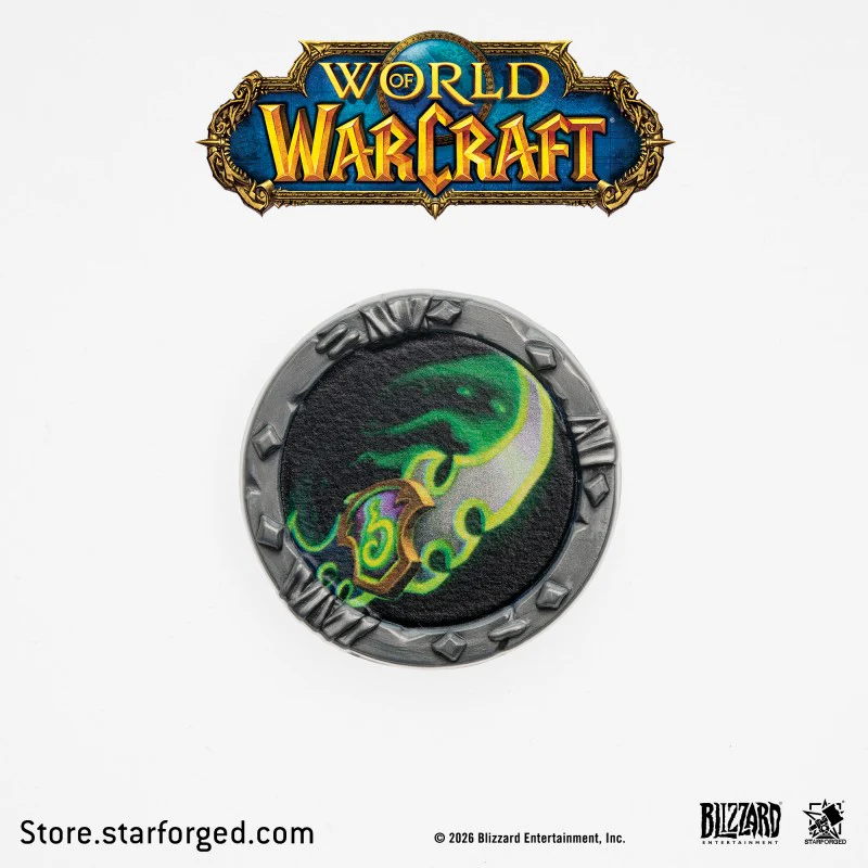 Starforged World of Warcraft Class Metal Badges Men's Fashion Jewelry Officially Authorized - Image 7