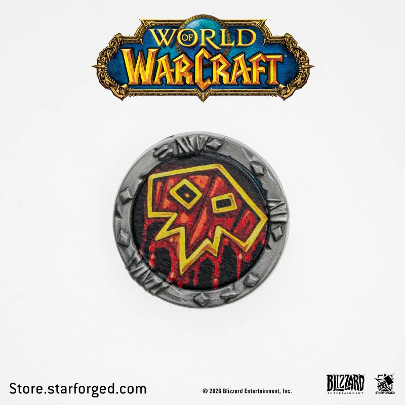 Starforged World of Warcraft Class Metal Badges Men's Fashion Jewelry Officially Authorized - Image 9