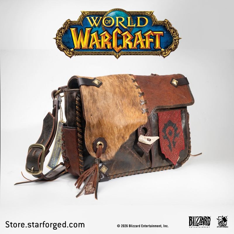 Starforged World of Warcraft Horde Warsong Crossbody Bag Men's Fashion Accessories Officially Authorized - Image 10