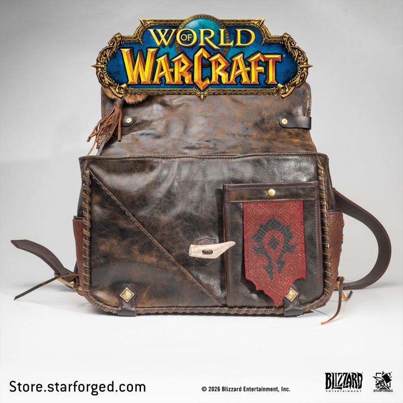Starforged World of Warcraft Horde Warsong Crossbody Bag Men's Fashion Accessories Officially Authorized - Image 11