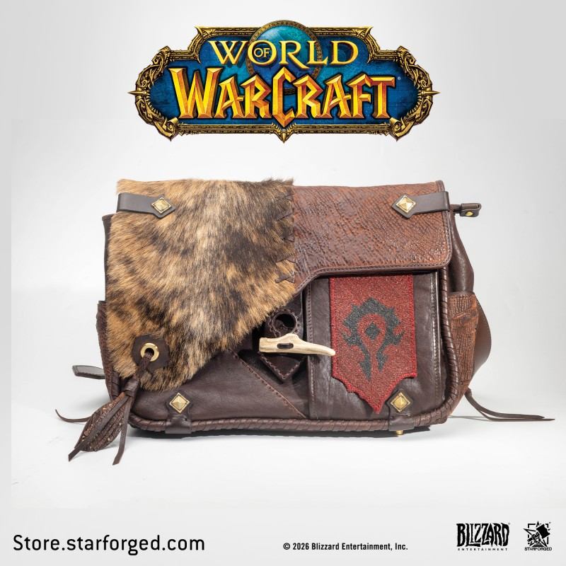 Starforged World of Warcraft Horde Warsong Crossbody Bag Men's Fashion Accessories Officially Authorized - Image 6