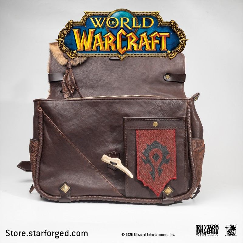Starforged World of Warcraft Horde Warsong Crossbody Bag Men's Fashion Accessories Officially Authorized - Image 7