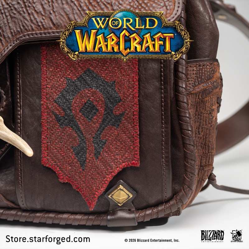 Starforged World of Warcraft Horde Warsong Crossbody Bag Men's Fashion Accessories Officially Authorized - Image 8