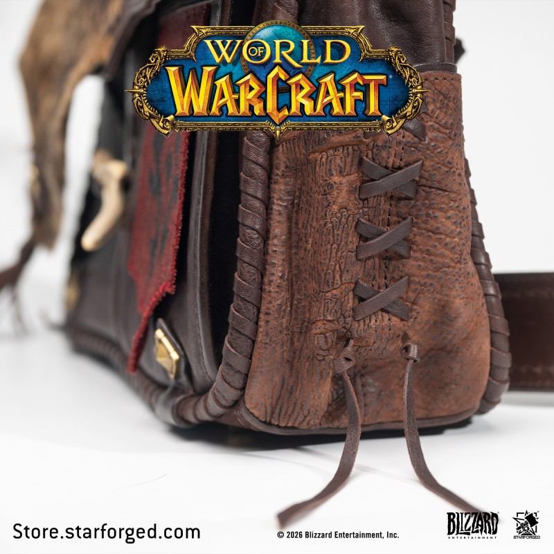 Starforged World of Warcraft Horde Warsong Crossbody Bag Men's Fashion Accessories Officially Authorized - Image 9