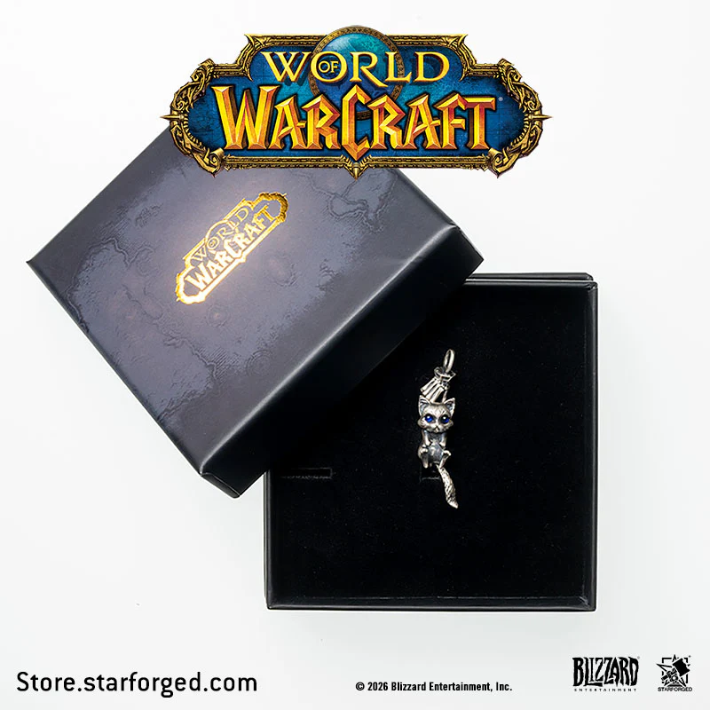 Starforged World of Warcraft Mr.Bigglesworth Necklace Men's Fashion Jewelry Officially Authorized - Image 8