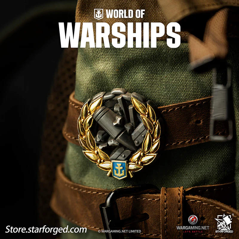 Starforged World of Warships Achievements Commemorative Pin Brooch Badge Game Peripherals Wargaming License - Image 11