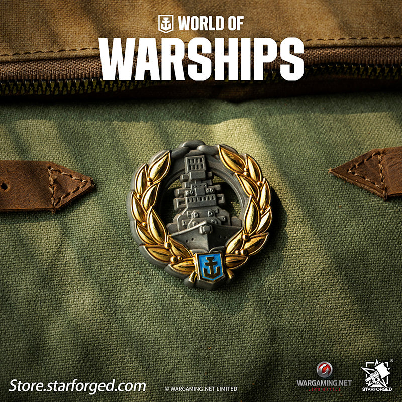 Starforged World of Warships Achievements Commemorative Pin Brooch Badge Game Peripherals Wargaming License - Image 12