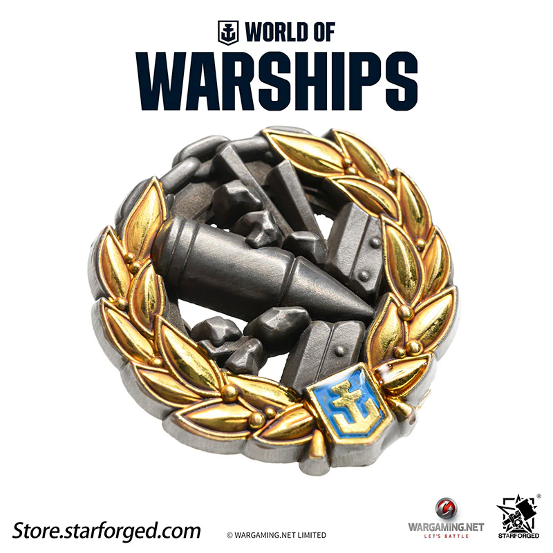 Starforged World of Warships Achievements Commemorative Pin Brooch Badge Game Peripherals Wargaming License - Image 16