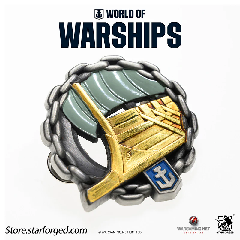 Starforged World of Warships Achievements Commemorative Pin Brooch Badge Game Peripherals Wargaming License - Image 17