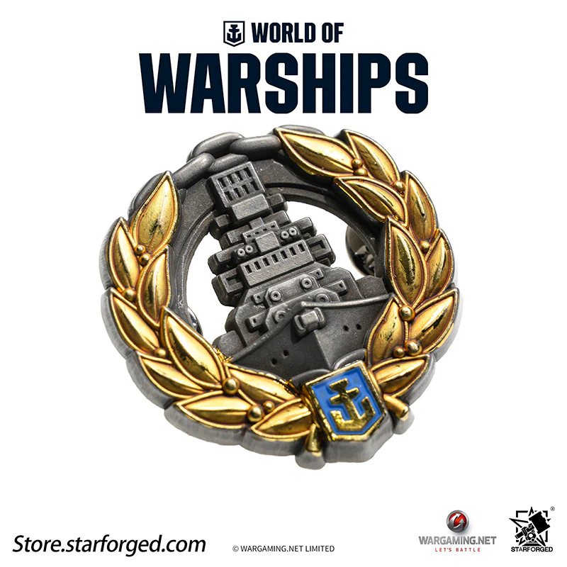 Starforged World of Warships Achievements Commemorative Pin Brooch Badge Game Peripherals Wargaming License - Image 20