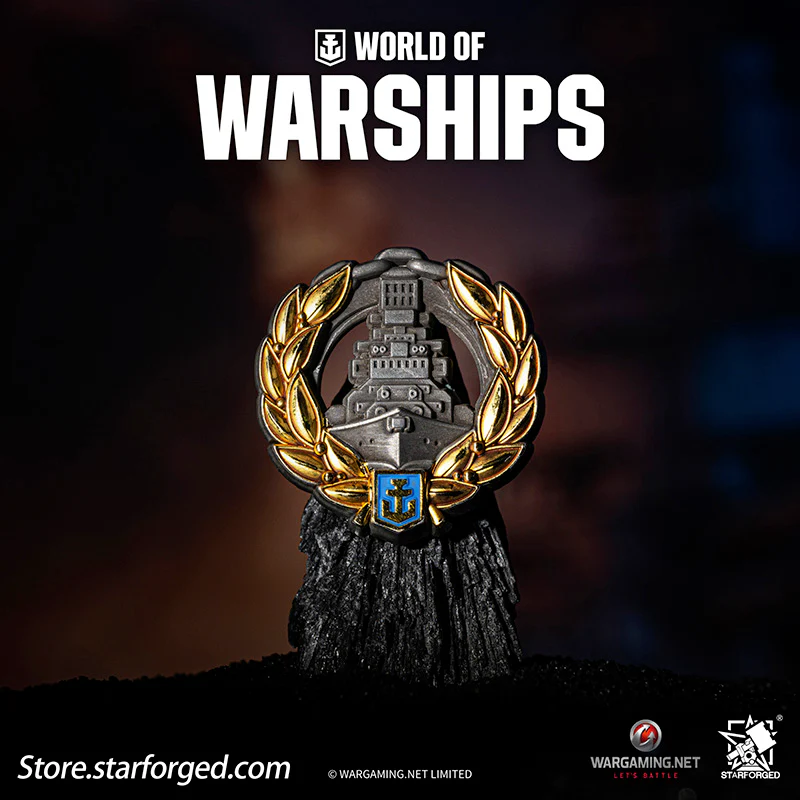 Starforged World of Warships Achievements Commemorative Pin Brooch Badge Game Peripherals Wargaming License - Image 5
