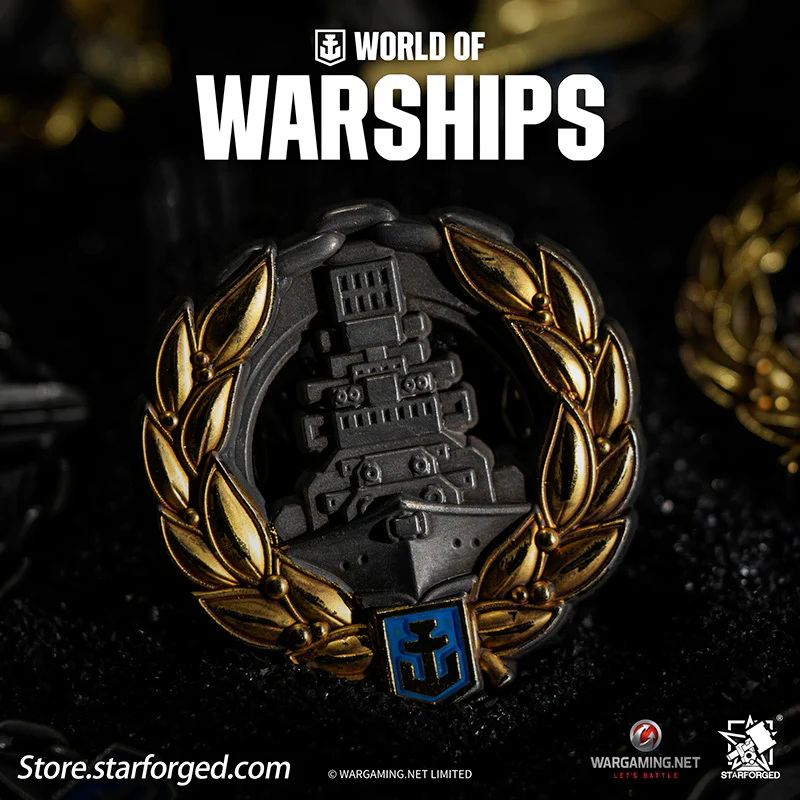 Starforged World of Warships Achievements Commemorative Pin Brooch Badge Game Peripherals Wargaming License - Image 7