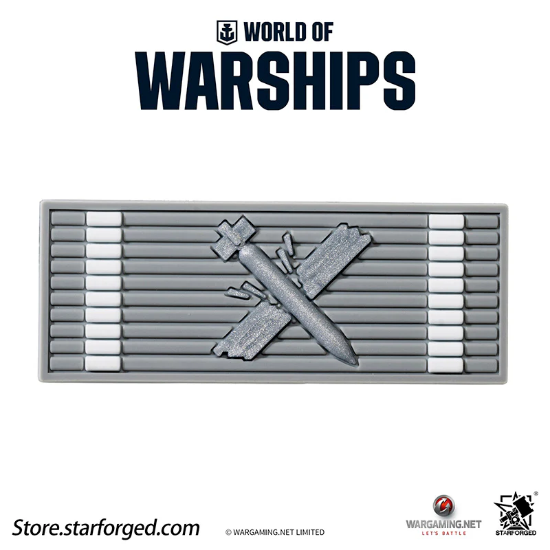 Starforged World of Warships Game Damage Counting Logo Velcro Men's Accessories Other - Image 10
