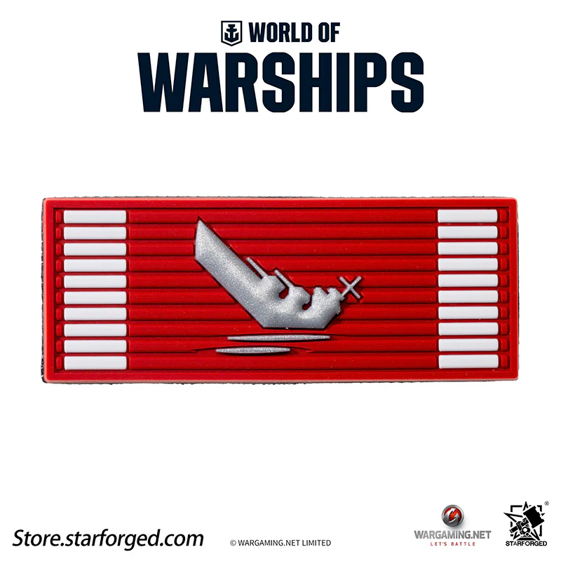 Starforged World of Warships Game Damage Counting Logo Velcro Men's Accessories Other - Image 16
