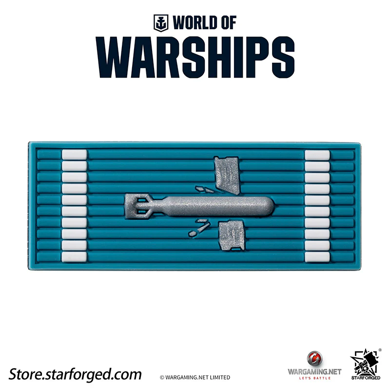 Starforged World of Warships Game Damage Counting Logo Velcro Men's Accessories Other - Image 20