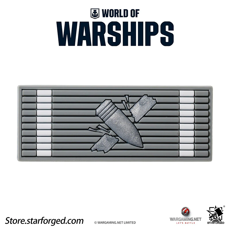 Starforged World of Warships Game Damage Counting Logo Velcro Men's Accessories Other - Image 22