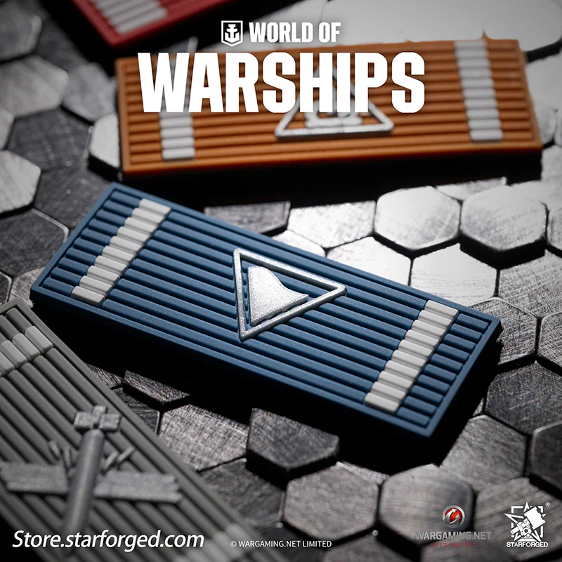 Starforged World of Warships Game Damage Counting Logo Velcro Men's Accessories Other - Image 5