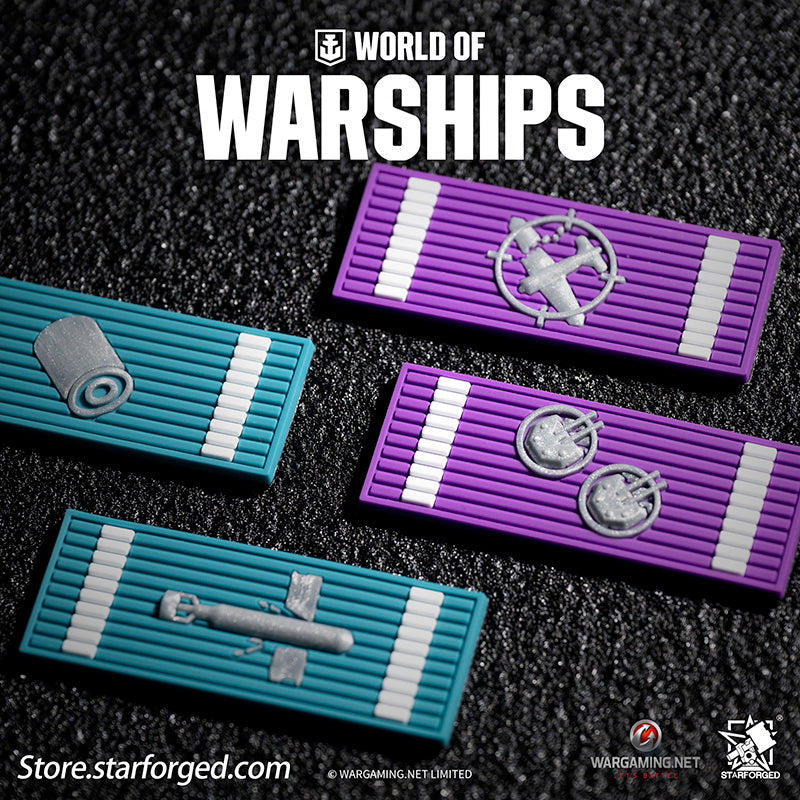 Starforged World of Warships Game Damage Counting Logo Velcro Men's Accessories Other - Image 8