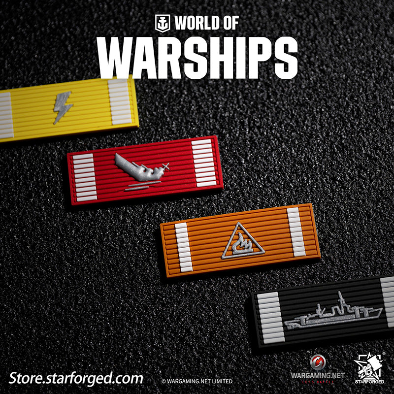 Starforged World of Warships Game Damage Counting Logo Velcro Men's Accessories Other - Image 9