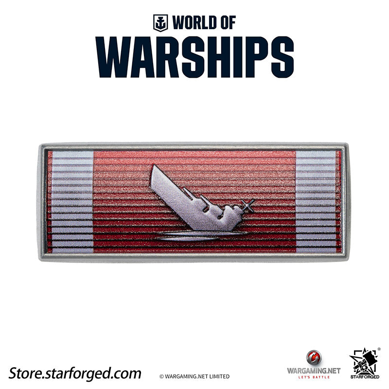 Starforged World of Warships Commendation Ribbon Game Damage Tokens Fridge Magnets & Pin Brooch Wargaming License Other - Image 11